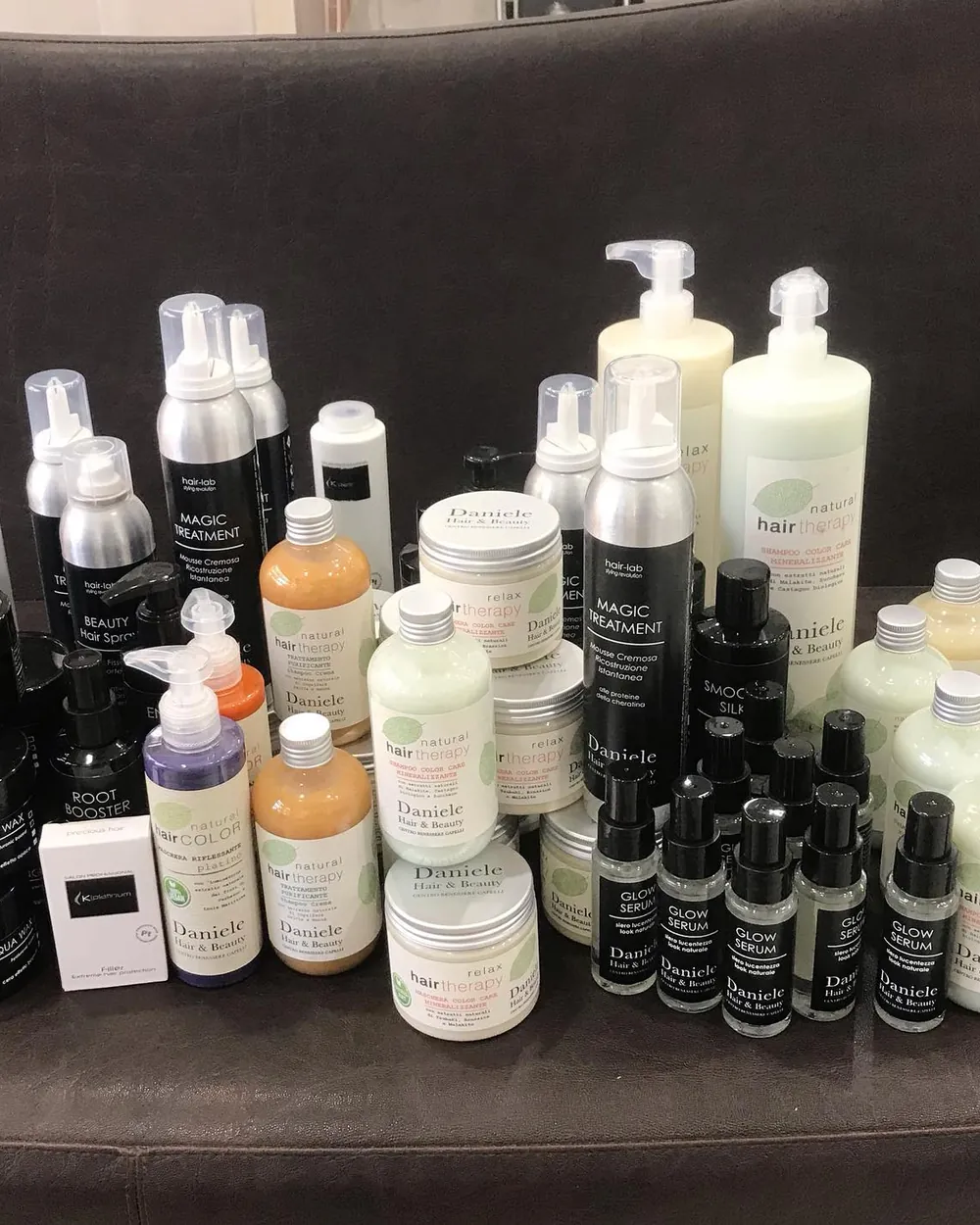 I prodotti della linea Daniele Hair & Beauty hair therapy